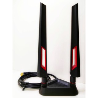 2.4G 5G 6G 三頻 雙頻 延長線天線 WIFI 路由器 無線網絡卡 8dBi 12dBi 磁吸底座 SMA 天線