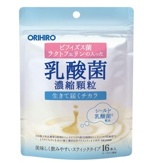 【現貨】日本進口 ORIHIRO 乳酸菌濃縮顆粒 優格口味 比菲德氏菌+乳鐵蛋白+寡糖 16包入