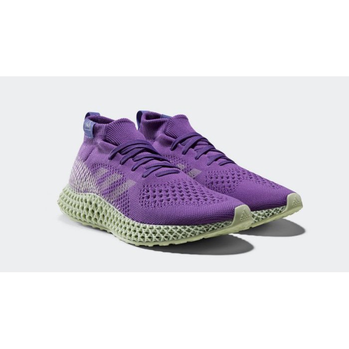 【S.M.P】Adidas 4D Runner Pharrell Active Purple 紫 慢跑鞋 FV6335