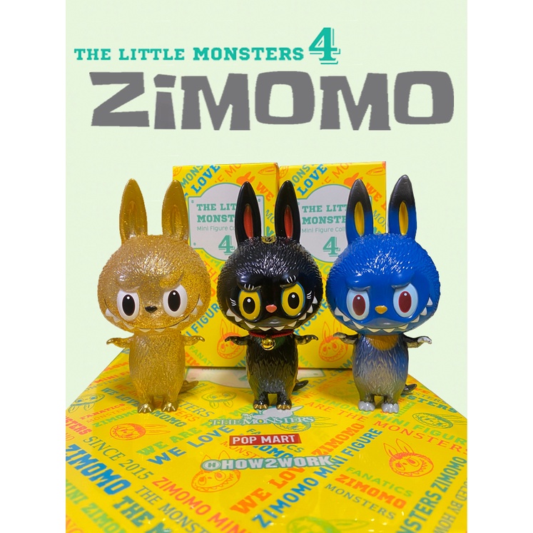 [預售]迷你拉布布系列四 labubu zimomo盒玩 泡泡瑪特盲盒  公仔小雀斑招財樂福白透