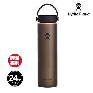 【Hydro Flask】24oz/710ml 寬口輕量真空保溫鋼瓶 (曜石黑) 保溫瓶│HFCB1NGC0495-F