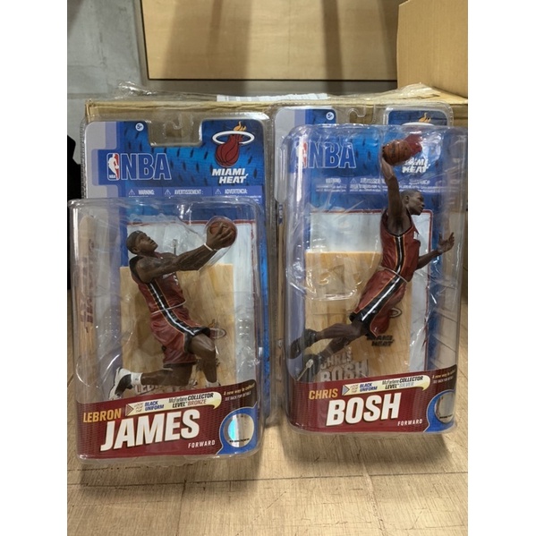 《代購》NBA 麥法蘭 Mcfarlane 熱火 Lebron James&amp;Chris Bosh