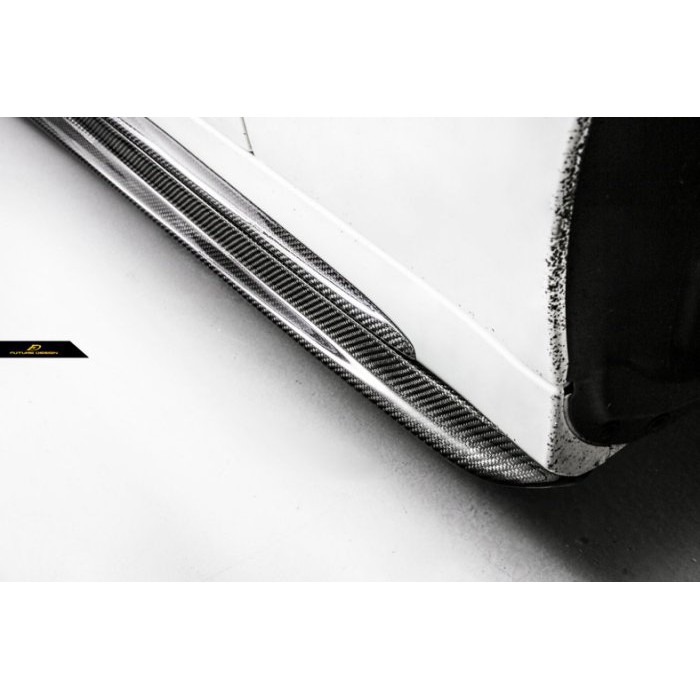 【Future_Design】賓士 BENZ W205 AMG專用P款 抽真空卡夢 側裙 定風翼 C250 C300現貨