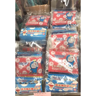 阿猴達可達 日本空運限定 萬代 DORAEMON 哆啦a夢 小叮噹 保冷劑 保冰劑 保鮮食物 牙痛 降溫 冰敷 6件裝