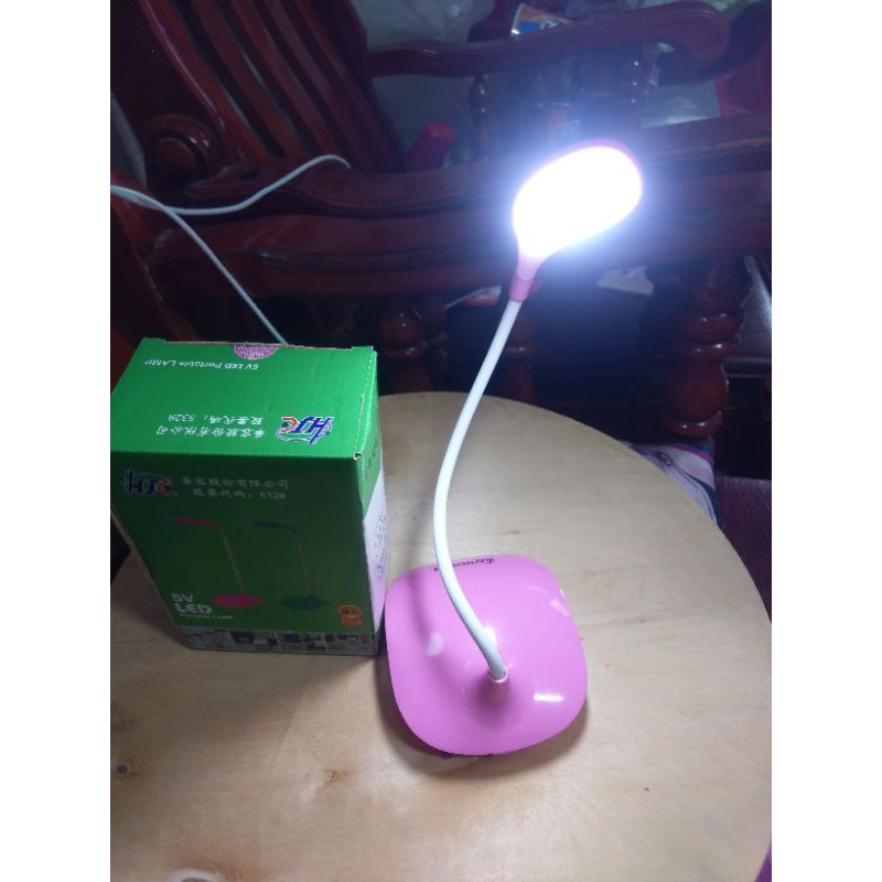 華容股東會紀念品  LED 護眼檯燈 (軟管設計)/觸控3段亮度調光/USB供電