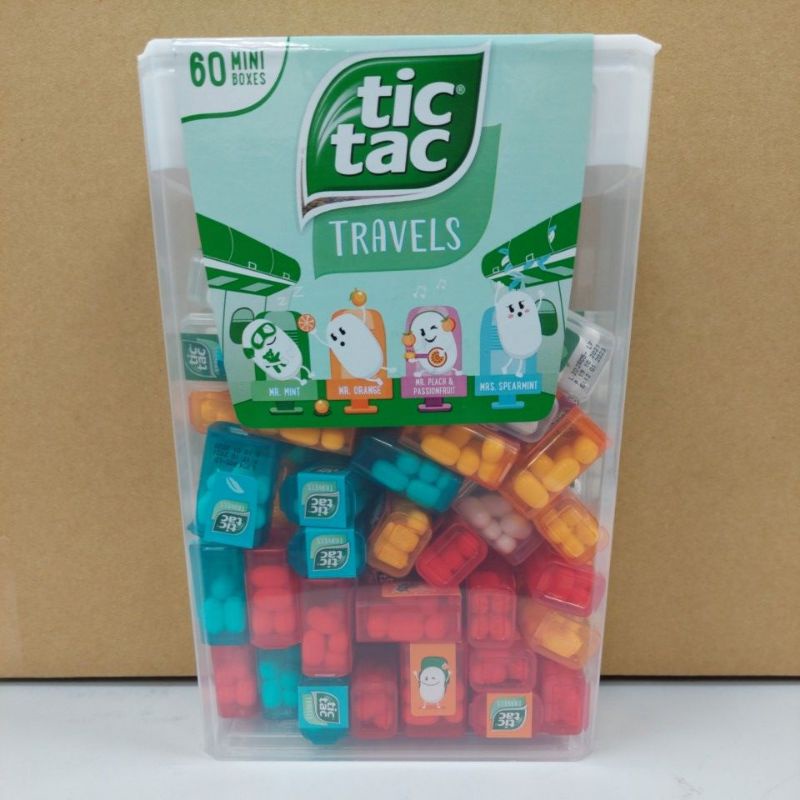 tic tac 綜合涼糖迷你裝(60mini boxes)