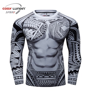開發票 A01067 CODY 熱昇華數位印刷不掉色 長袖 緊身衣 涼感 透氣 舒適 柔軟 排汗 速乾 機能服 焦點服飾