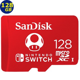 SanDisk 128GB 128G microSD Nintendo SWITCH microSDXC 任天堂儲存裝置