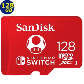 SanDisk 128GB 128G microSD Nintendo SWITCH microSDXC 任天堂記憶卡