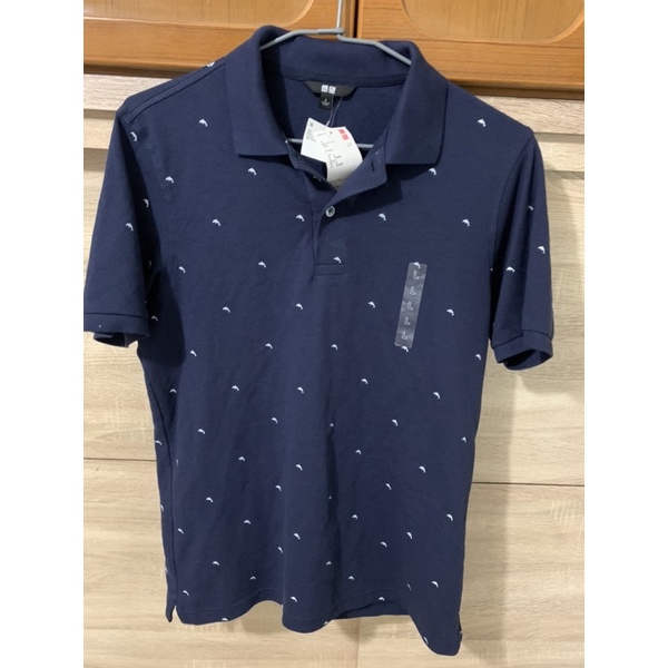 Uniqlo 網眼印花Polo衫 L號