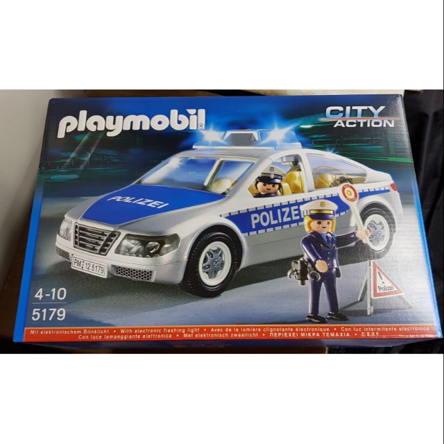 Playmobil 5179 摩比 聲光 警察車 警察