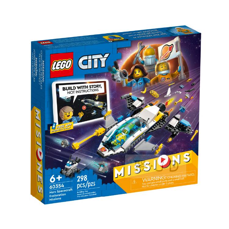 聚聚玩具 【正版】60354 LEGO 樂高積木 City-火星太空船探測任務