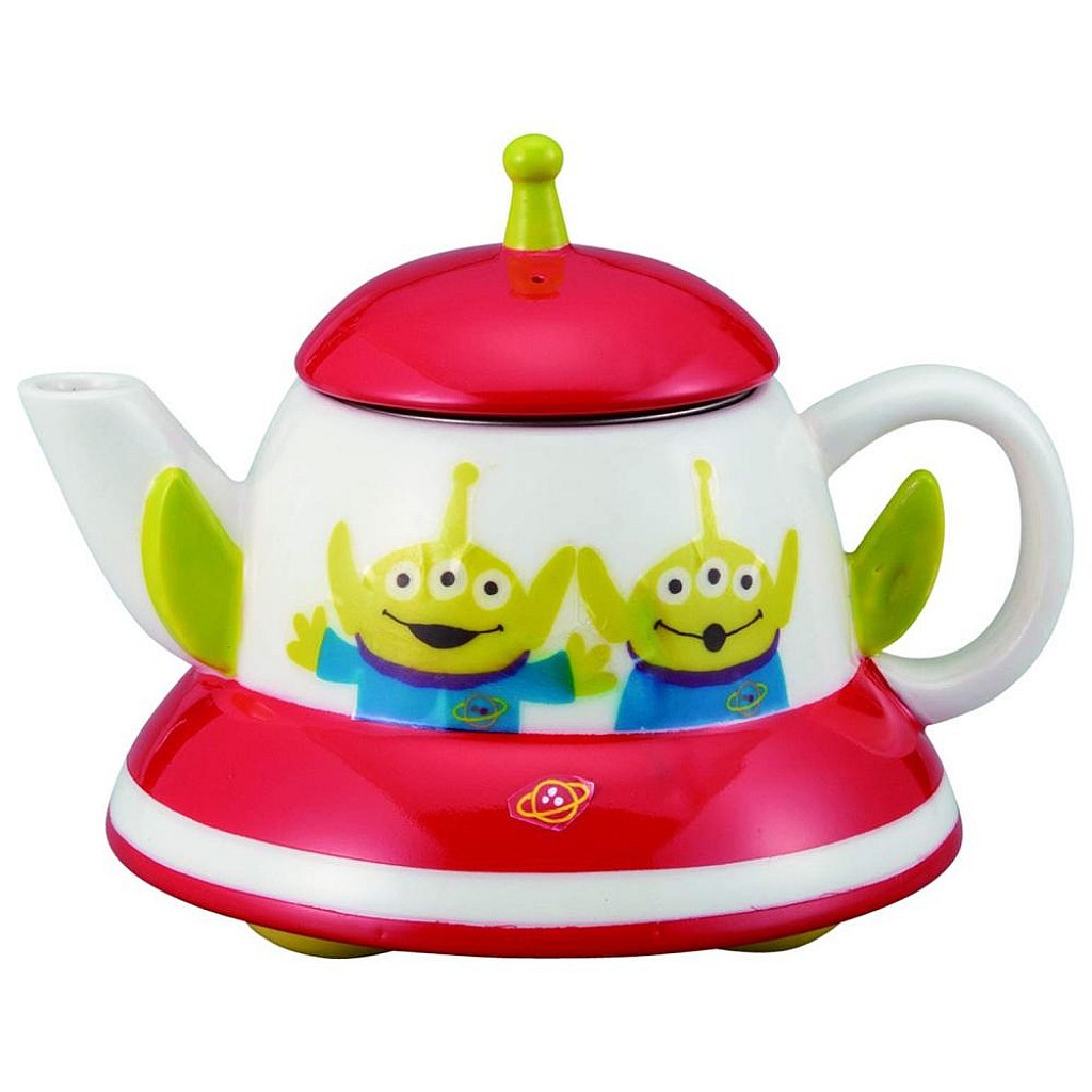 迪士尼 DISNEY 玩具總動員 三眼怪 造型陶瓷茶壺(太空船/320ML)