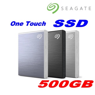 SEAGATE 希捷 One Touch SSD 500GB USB 3.2 USB-C 外接式 行動固態硬碟 送保護包