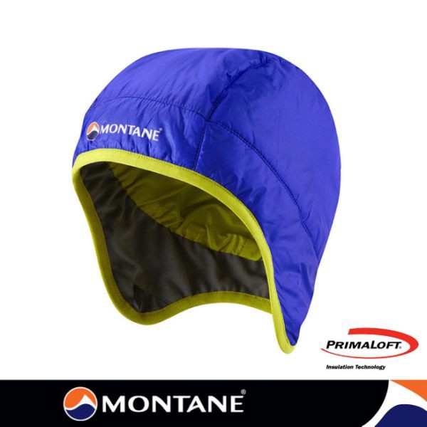 【Montane 英國 FireBall火球 Primaloft 保暖帽《藍》】HFIHACOB/防風透氣護耳/悠遊山水