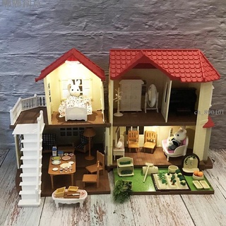 【嘟嘟創意】兒童過家家玩具 森林家族 傢俱組 森貝家族 DIY玩具 女孩玩具 家家酒玩具 不含動物