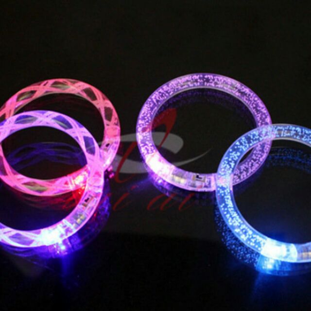 艾比讚】LED發光手鐲 閃光LED手環 壓克力發光手環 演唱會造勢活動尾牙派對