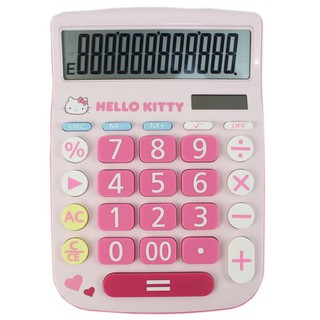Hello Kitty 凱蒂貓 12位元計算機 KT-900/一臺入 三麗鷗授權 大型計算機 造型計算機