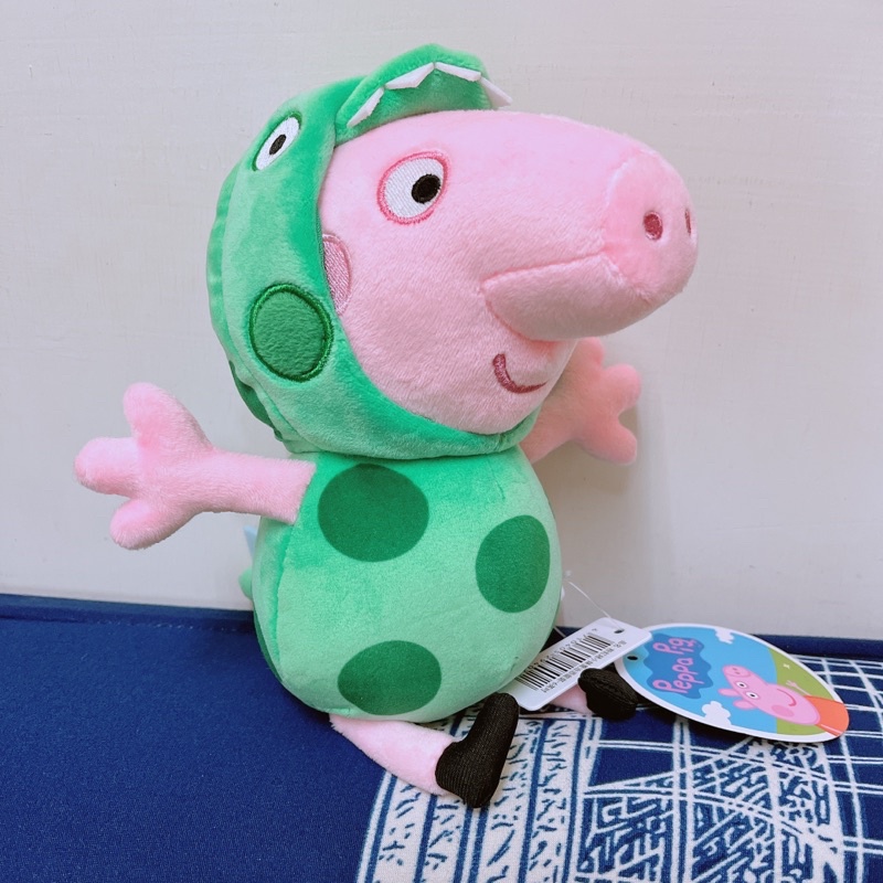全新正版 恐龍造型佩佩豬 娃娃玩偶布偶 20公分