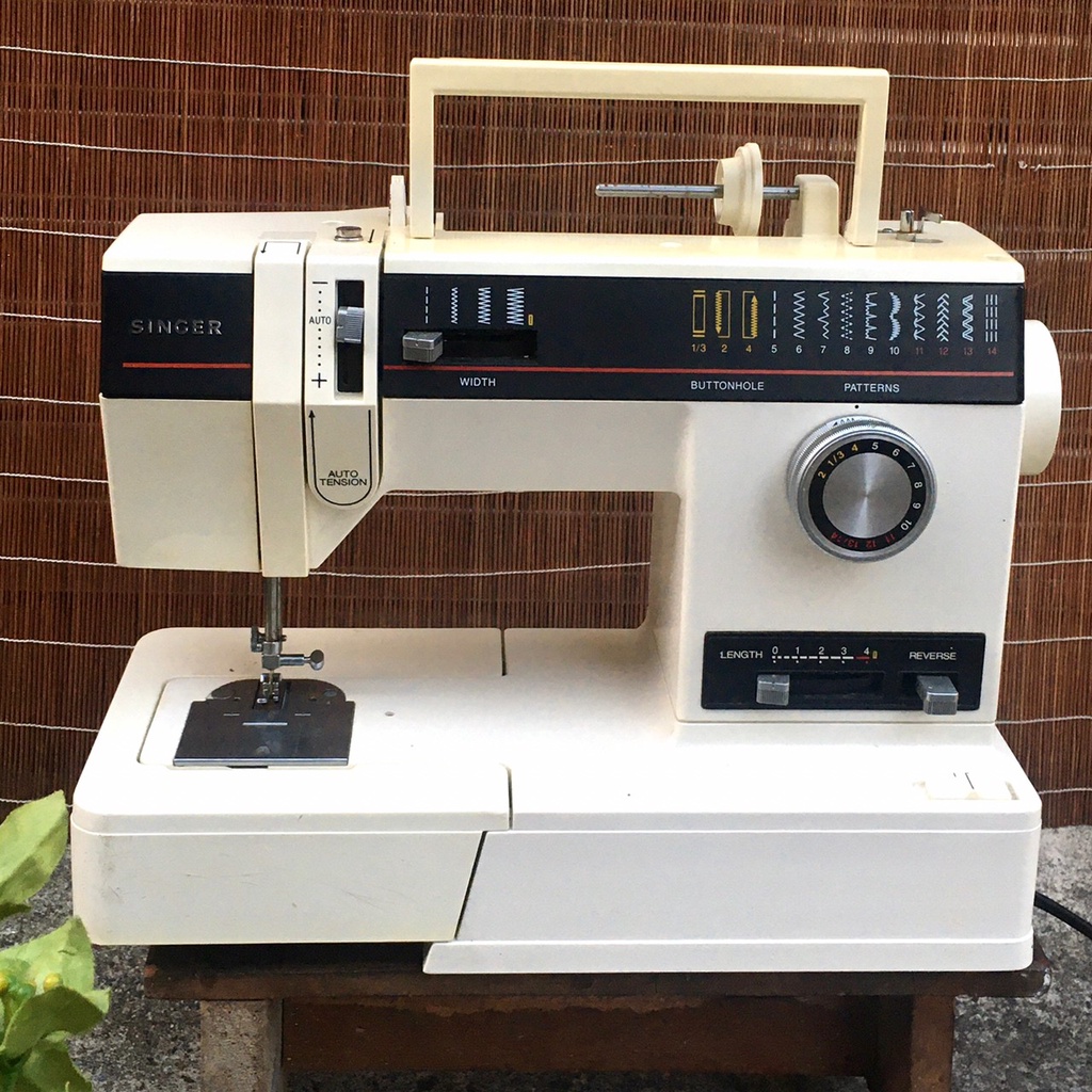 早期 勝家 SINGER 6233 裁縫車 白色裁縫車 針車 古董裁縫車 古董縫紉機 縫紉機 古董針車 裁縫機