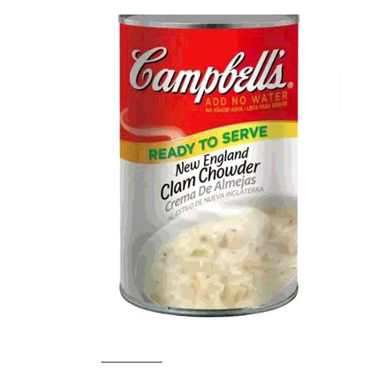 CAMPBELL'S 新英倫蛤蜊濃湯 1.41公斤 X 2罐  C30804  COSCO代購