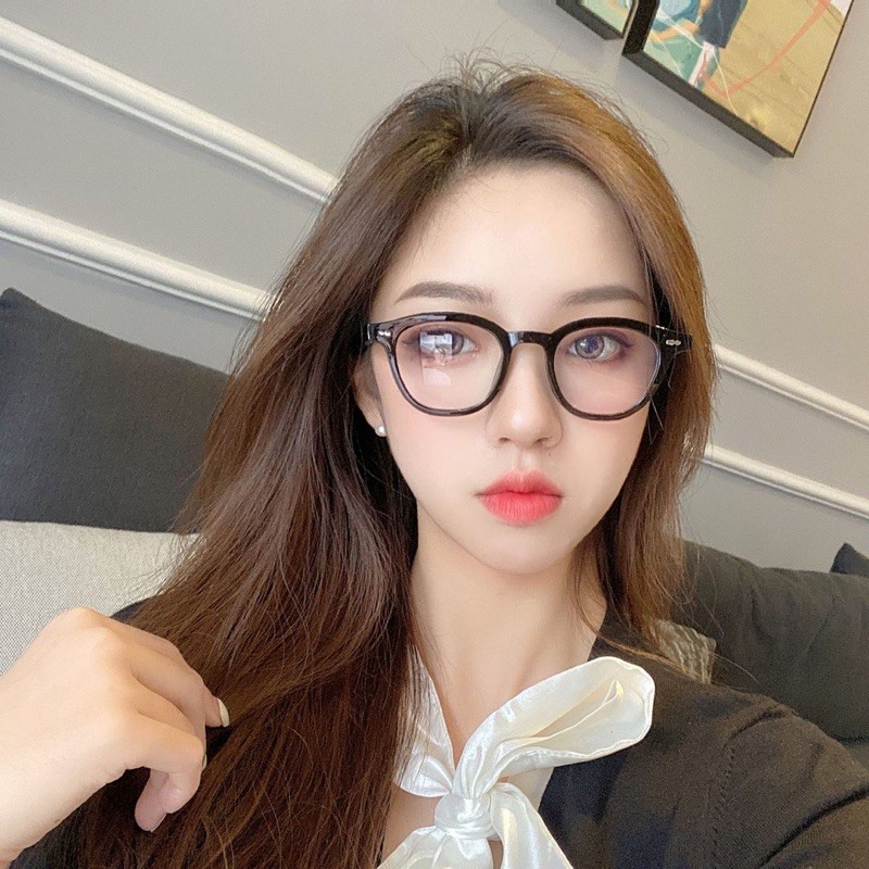 韓國TR90文藝復古平光眼鏡框時尚ins網紅鏡框