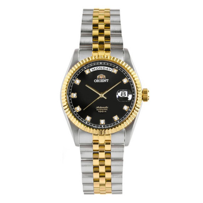 ORIENT東方錶 蠔式型機械錶 鋼帶款 黑色 SEV0J002B