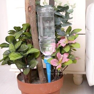 【現貨】尖頭花卉盆栽自動滲水器澆花器 不挑色4入組 自動澆花器 灑水器