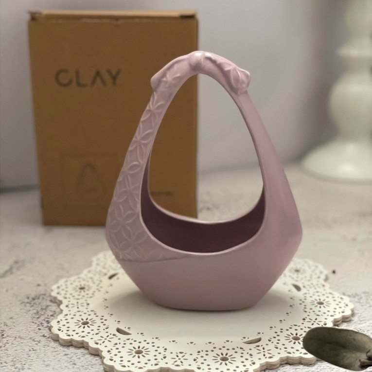 ღ永恆花事ღ日本clay和風花器限量款 花瓶 花盆 陶瓷花器古典花器日式花器 蝦皮購物