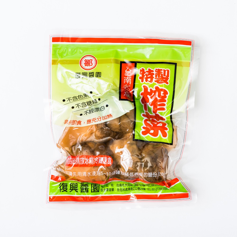 【台灣復興醬園】特製榨菜粒（800g）