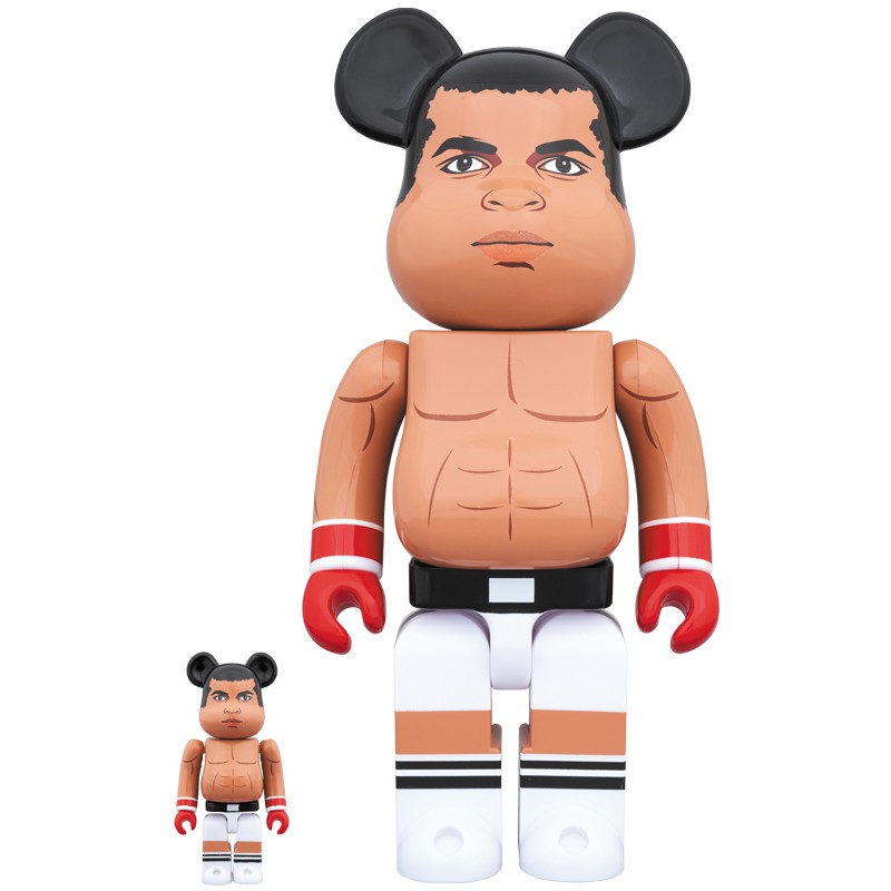 ✿ NETIFF SHOP｜『現貨』BE@RBRICK Muhammad Ali 拳王阿里 400%+100%