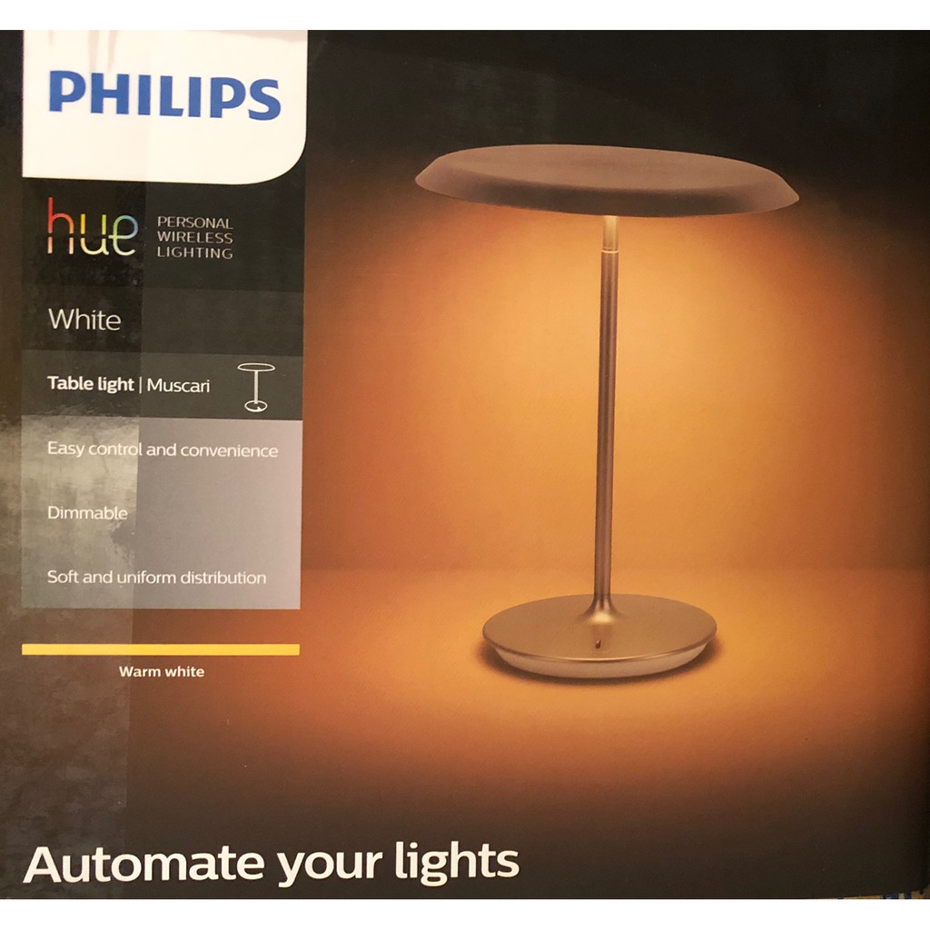 PHILIPS 飛利浦 Hue 45039 睿晨 LED 15W 智能桌燈 個人連網智慧照明 可調光