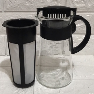 臺灣製造耐熱玻璃咖啡沖泡壺700cc/1100cc 冷泡茶壺 兩用耐熱耐冷玻璃壺 水壺