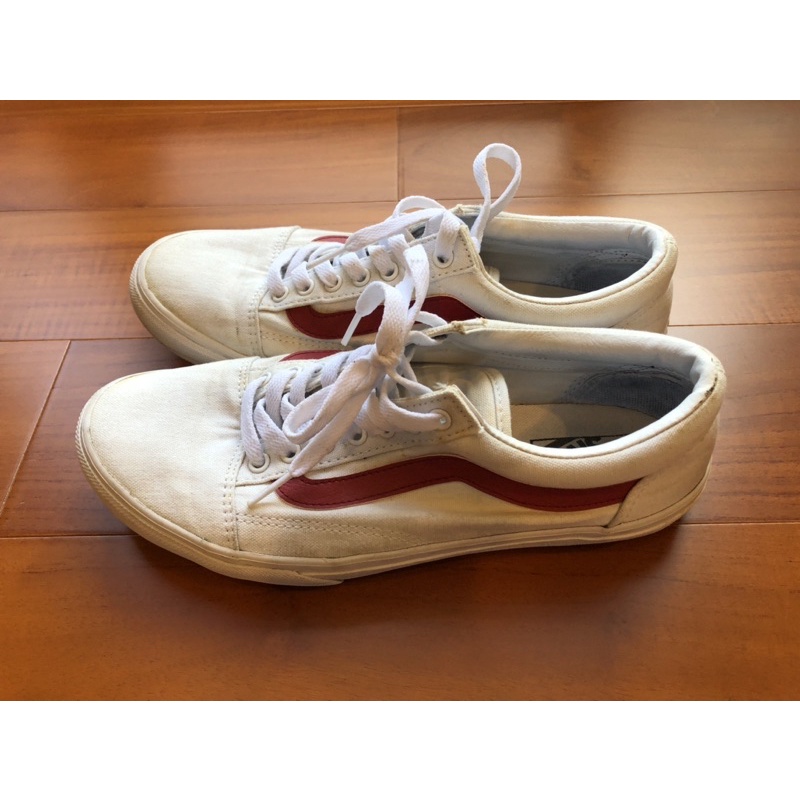 日本公司貨 VANS OLD SKOOL DX  休閒鞋 DX V36CL+ 白紅 帆布鞋 US8