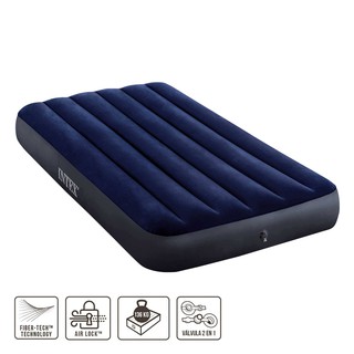 美國intex 標準型雙人充氣床 移動式充氣床 收納式充氣床 露營野外充氣床 車用充氣床墊 氣墊床