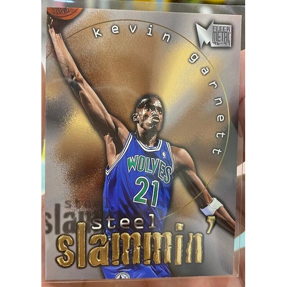NBA 球員卡 Kevin Garnett 1996-97 Metal Steel Slammin'