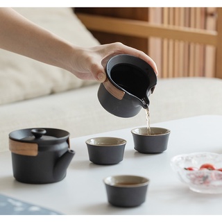 臺灣出貨 旅行茶具套組《2色可選》便攜是茶具組 旅行組 露營茶具 茶壺 茶杯 茶具