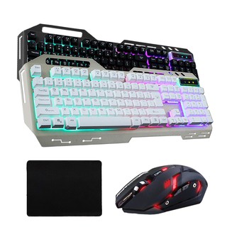 戰神鍵盤滑鼠組 有線電競鍵盤 有線電競滑鼠 LED背光鍵盤 巨集滑鼠 靜音滑鼠 字號D55336
