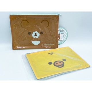 日本進口 懶懶熊 San-x Rilakkuma 資料袋 收納夾 化妝包