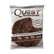 Quest Nutrition蛋白質餅乾，雙重巧克力口味 每包（59克）