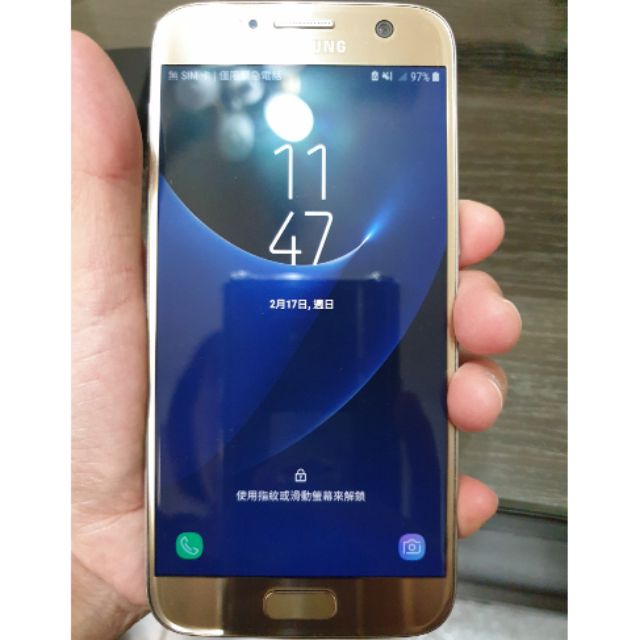 二手 Samsung galaxy S7 32G平面金色 手機 皆實拍照