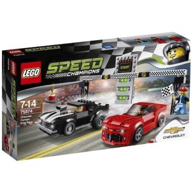 ||高雄 宅媽|樂高 積木||LEGO“75874“Chevrolet Camaro Drag Race