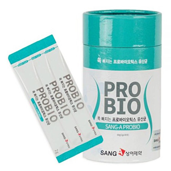 現貨免運↘3盒1組.韓國SANG-A Probio 耐胃酸纖腰益生菌(2g*30包*3盒)