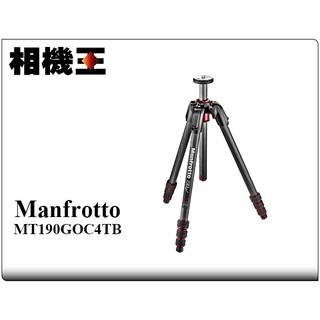 ☆相機王☆Manfrotto MT190GOC4 碳纖維四節三腳架 #12638