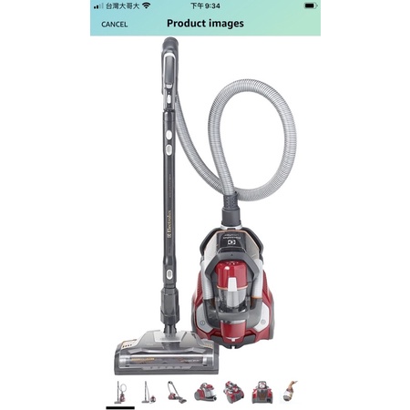 美國購入伊萊克斯吸塵器EL4335A Corded Ultra Flex Canister Vacuum 除塵蟎