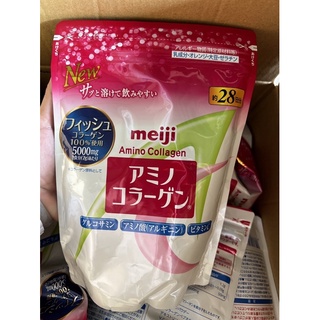 （現貨）最新款日本 Meiji Amino 明治 膠原蛋白粉28日補充包