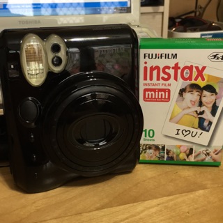 fujifilm instax mini50s 拍立得-黑 附空白底片一盒