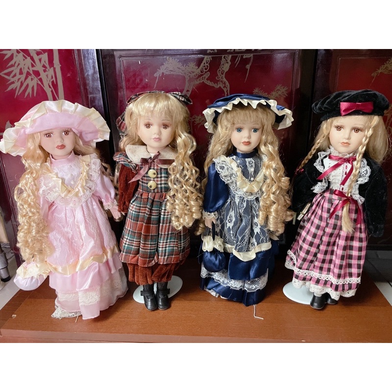 📣 現貨📣 Porcelain Doll 陶瓷娃娃 二手娃娃 娃娃收藏 公主 英倫風 宮廷風 擺飾 裝飾