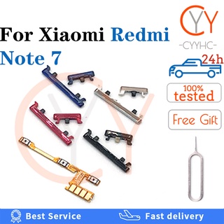 REDMI XIAOMI 適用於小米紅米 Note 7 / Note7 電纜更換部件的音量按鈕電源開關開關按鈕排線