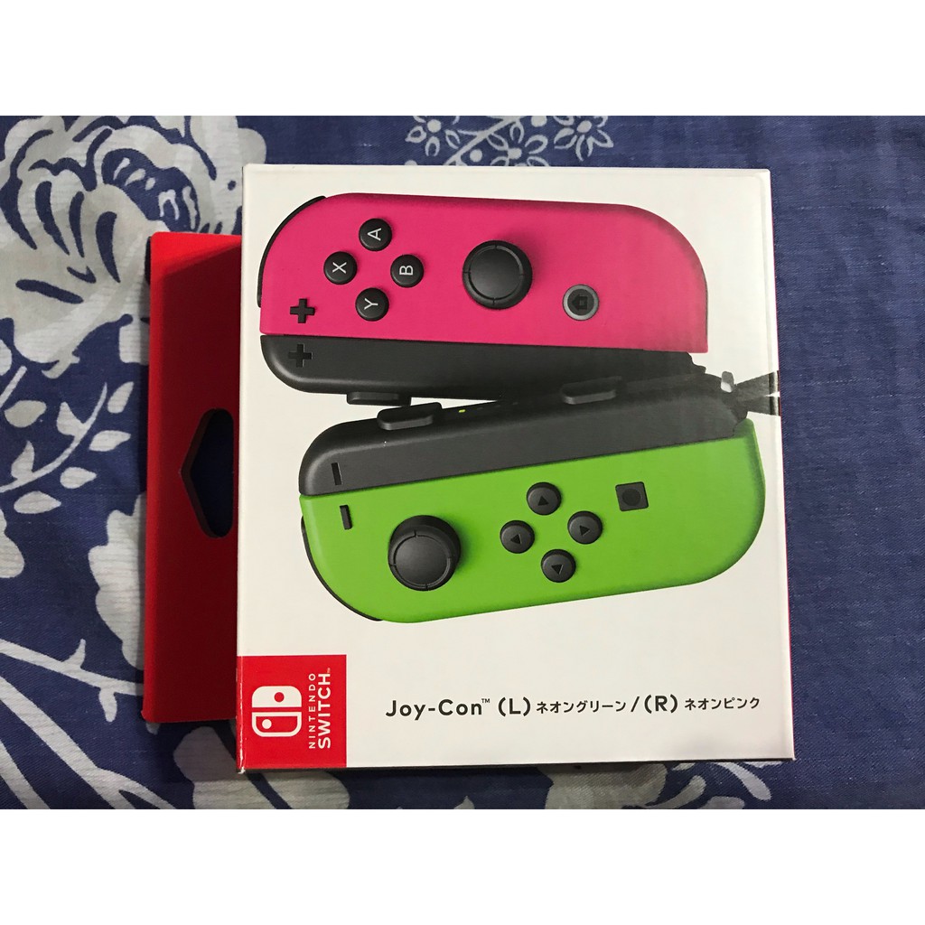 [NS]原廠 Nintendo Switch Joy-Con 左右手柄 雙手柄 電光綠/電光粉紅